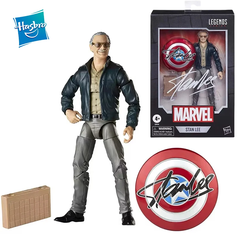 

Original Hasbro Marvel Legends Series Stan Lee Captain America's Shield Action Figure Model Toy Collection Hobby Boys Gifts