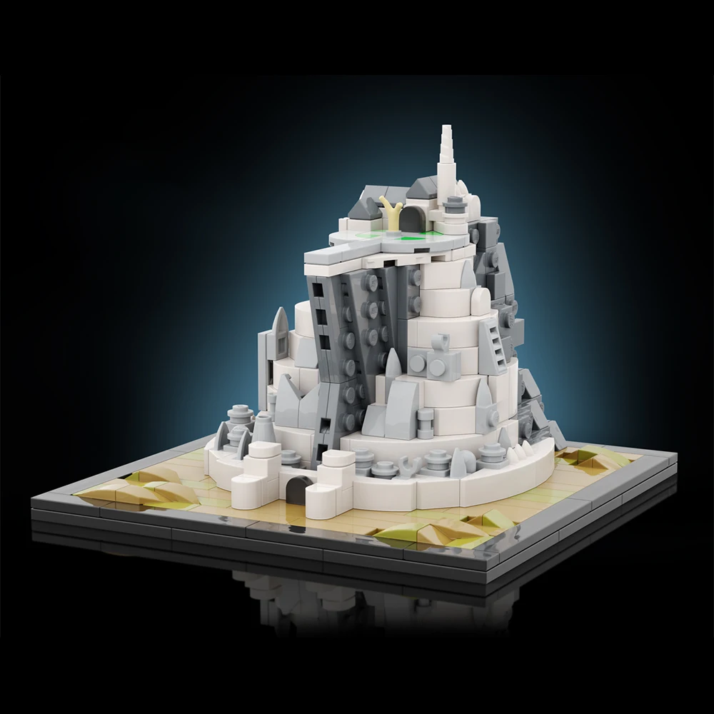 

New MOC Classic Movie Scene Mini White City Model Building Blocks DIY Modular Building Assembly Toy Adult Collectible Gift Set