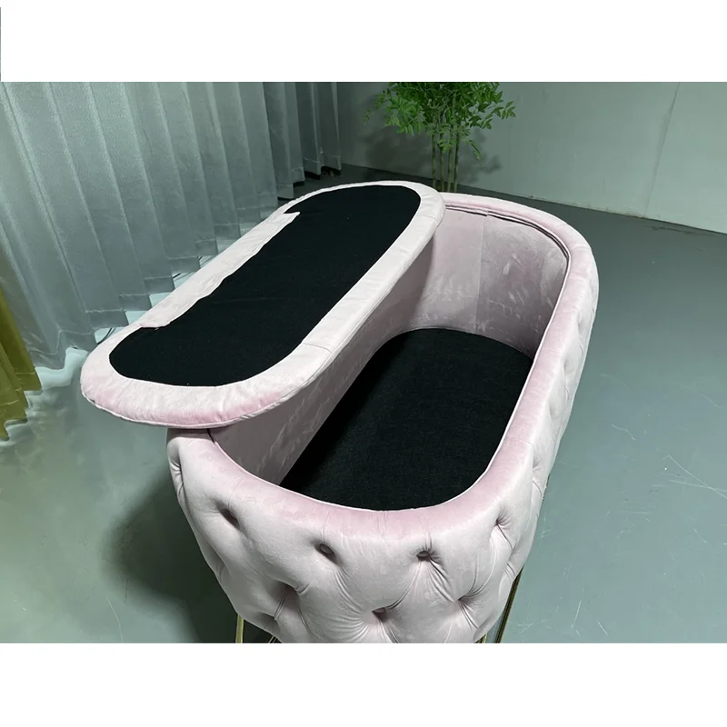 # New Light Luxury Versatile Rocking Beside Baby Bed Crib Bassinet Children Furniture with Safety Railing