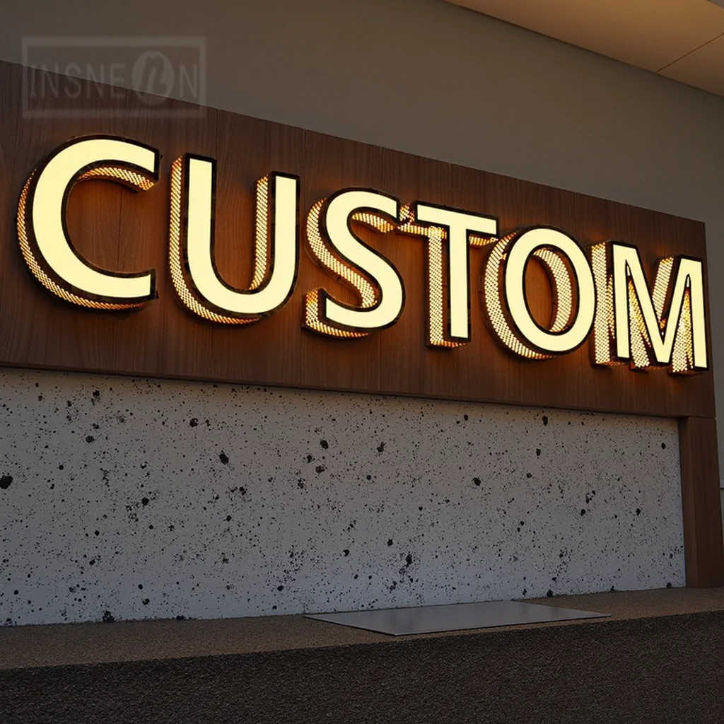 Custom Punching Holes Lighting Letter Sign 3D LED Channel Letter Led Signs for Business Outdoor Outdoor Advertising Signboard