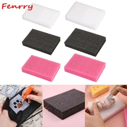 Fenrry 5Pcs/Pack Wool Felt Workplace Mat White Foam Pad Needle Felting Poked Pad DIY Craft Needle Felting Tools Accessories