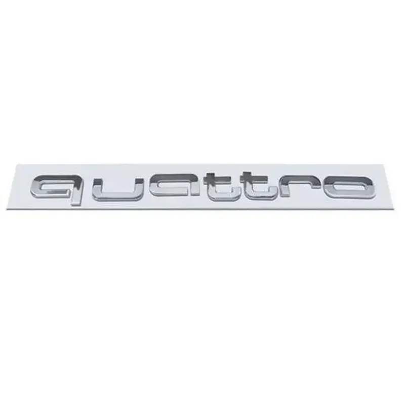 Voor Audi Quattro ABS Auto Decals RS4 RS5 Q3 S3 A3 A5 A6 A4 RS3 RS6 A1 Q5 Q2 S5 RS7 Kofferbak Emblem Grille Stickers Accessoires