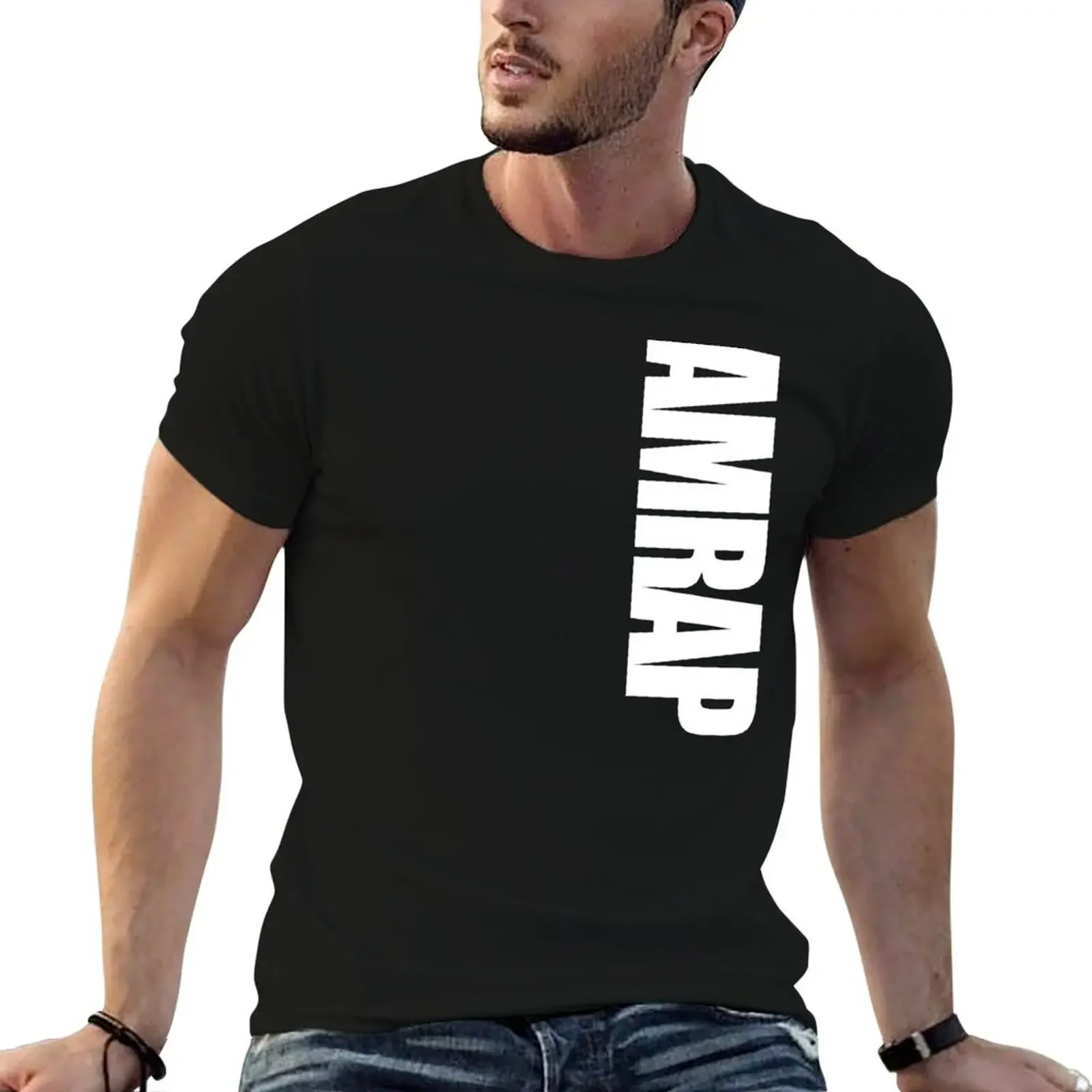 AMRAP T-Shirt customizeds blacks boys whites blanks mens plain t shirts