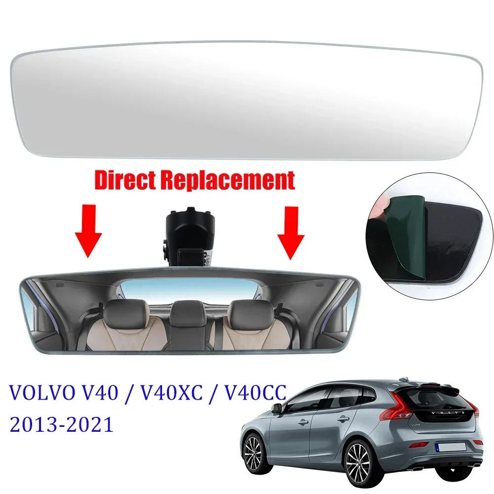 Interior Rear View Mirror Glass 31468057 Replacement Fit for Volvo V40 V40XC V40CC 2013-2021 Car Mirror Interior Car Accessories