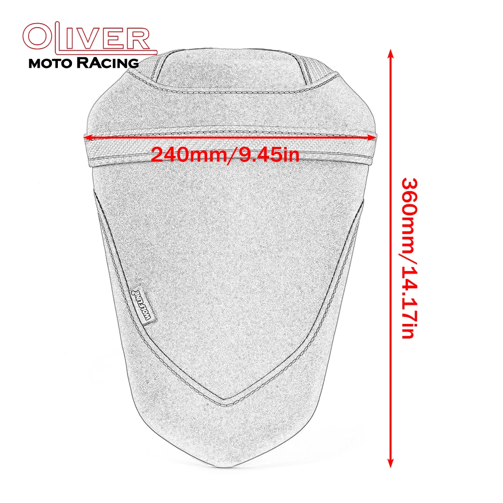 Fit For Yamaha MT-03 YZF-R3 2025-2026 Rear Pillion Passenger Seat Cushion Motorcycle YZF R3 MT03 MT 03 yzfr3 2026 2025