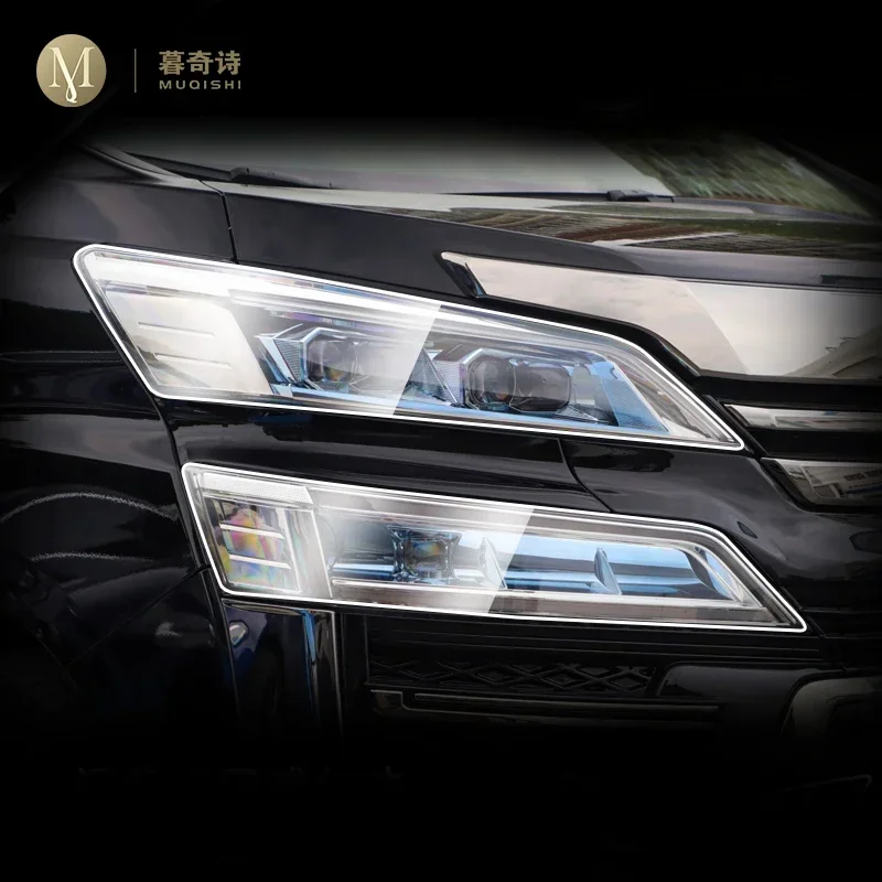 

For Toyota Vellfire 2018-2022 Car Exterior Headlight Anti-scratch TPU Protective film Anti-scratch Repair film Accessories Refit