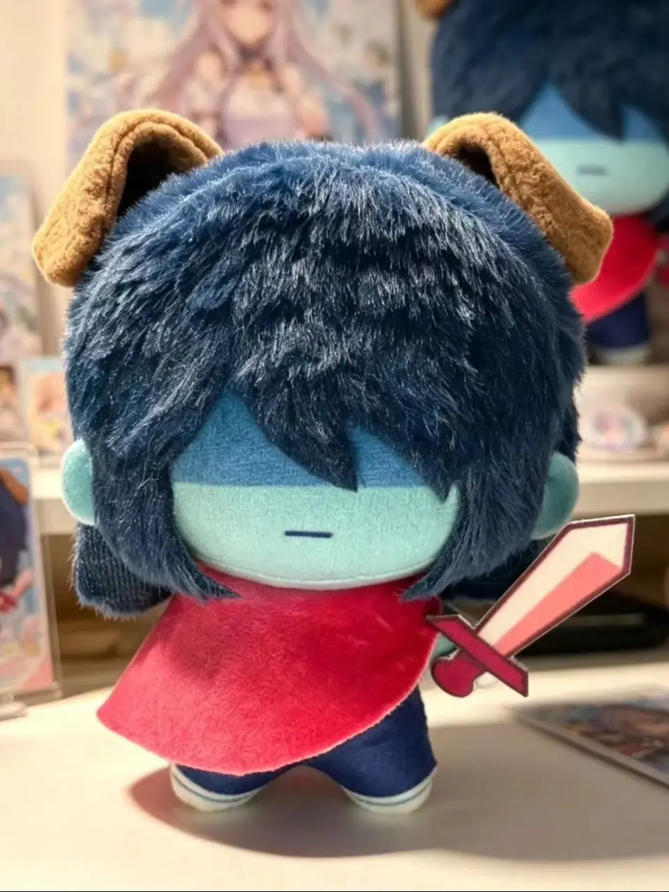 10cm pluszowa zabawka anime Deltarune Kris, pluszowa lalka Kris Dreemurr, brelok do plecaka, breloczek do kluczy, figurka, prezent na urodziny lub Boże Narodzenie — 2