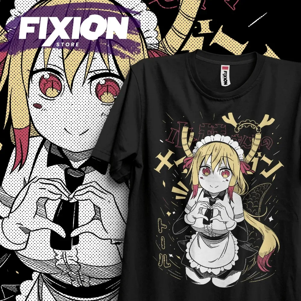 

T-shirt For Anime Dragon Maid – Kobayashi High-end Luxury Oversized Unisex Streetwear Trendy Cotton hot product high quality tee