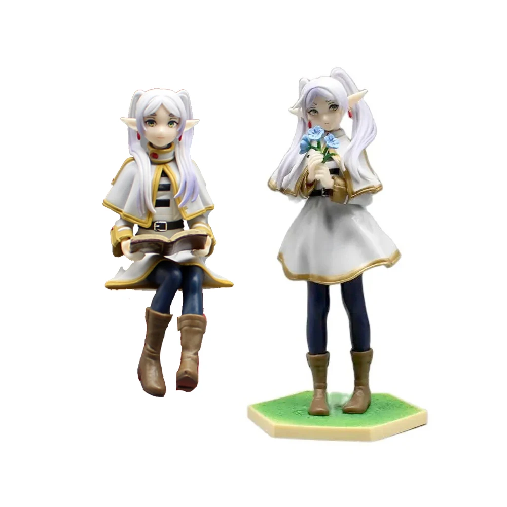 Frieren Voorbij Het Einde Van De Reis 2x Selectible Beeldje, 6 "Animatiefiguur Anime Model Siergaragepakket Ornamentpop