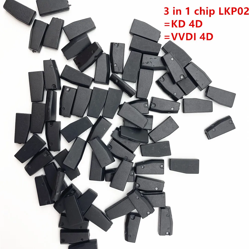 5/10/50pcs 3 in 1 functional Transponder chip LKP02 LKP 02 LKP-02 KD4D VVDI 4D Chip Clone/copy 4C/4D chip via Tango&KD-X2