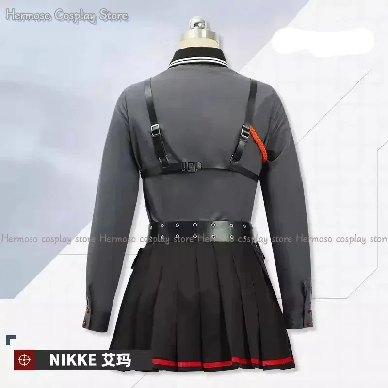 لعبة ما قبل البيع NIKKE آلهة النصر إيما أزياء تنكرية للحفلات لعب الأدوار زي تنكري بدلة ألعاب للكبار كون