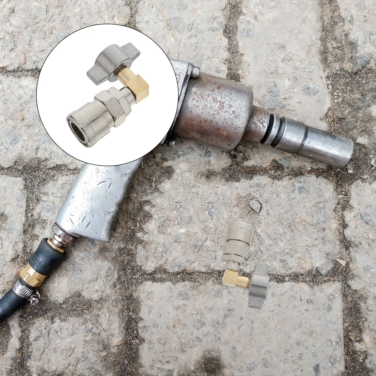 90 Degree Truck Air Duster – Pneumatic Quick-Release Connector for Air Compressor, Heavy-Duty Dust Blower