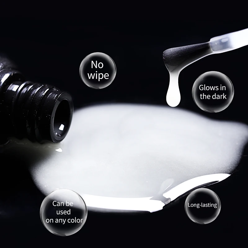 UR SUGAR 1/2/3 قطعة 7.5 مللي معطف فوقي مضيء يتوهج في الظلام الفلورسنت جيل للأظافر البولندية شبه دائم نقع قبالة UV LED هلام مسمار الفن #5