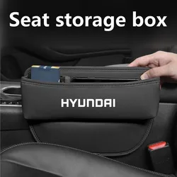 Multifunction Car Seat Gap Organizer Seat Crevice Slot Storage Box for Hyundai N LINE i30 i20 Sonata Accent Tucson Elantra Azera