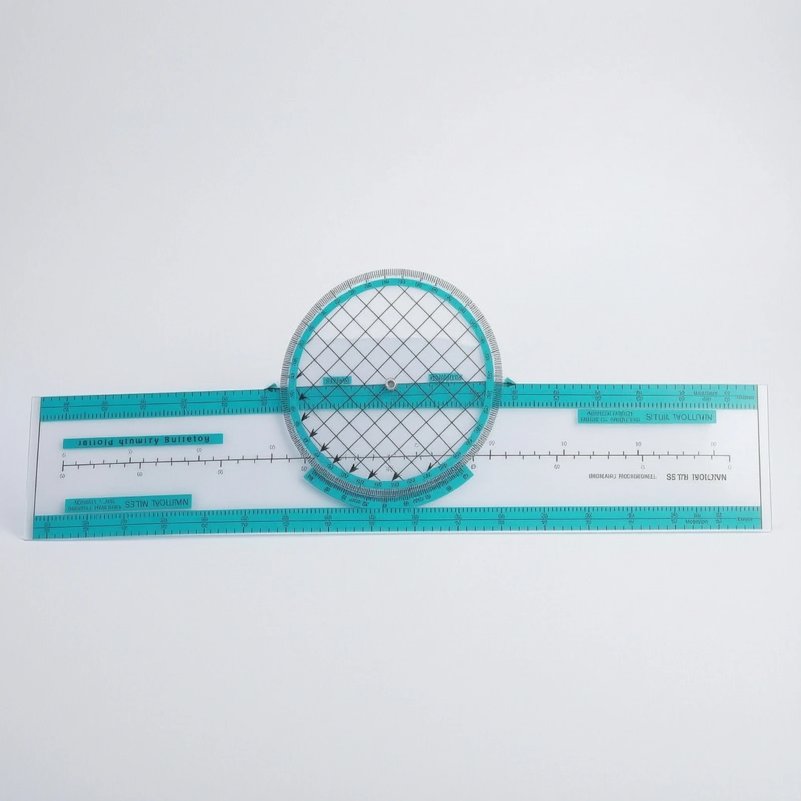 Aviation Navigation Ruler Exact Navigation Navigation Ruler Plotting Ruler 33cm Lightweight for Pilots