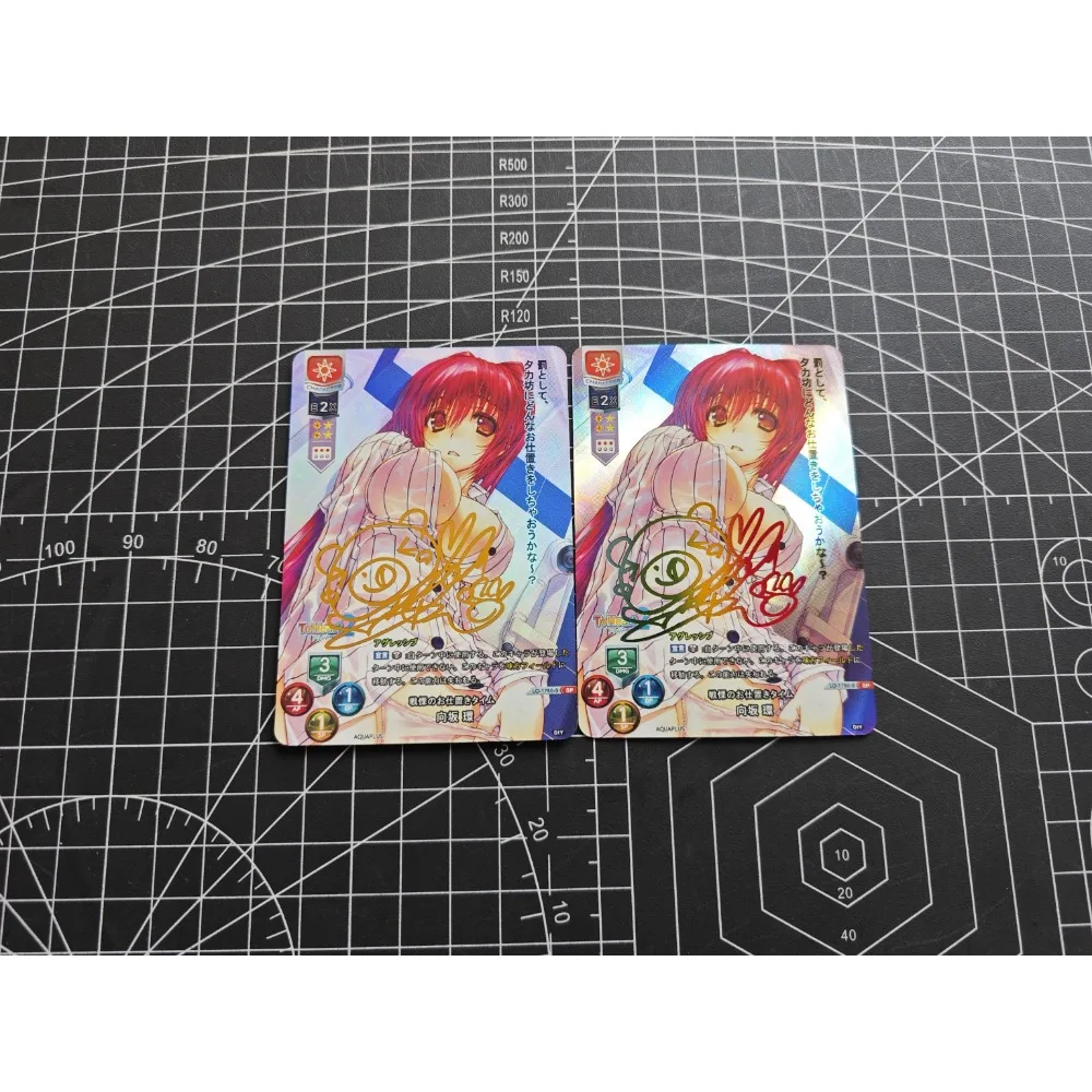 ACG Girl Lillie Acerola Frieren Kousaka Tamaki Rias Gremory DIY Refraction Flash Card Anime Classics Game Collection Cards Toy