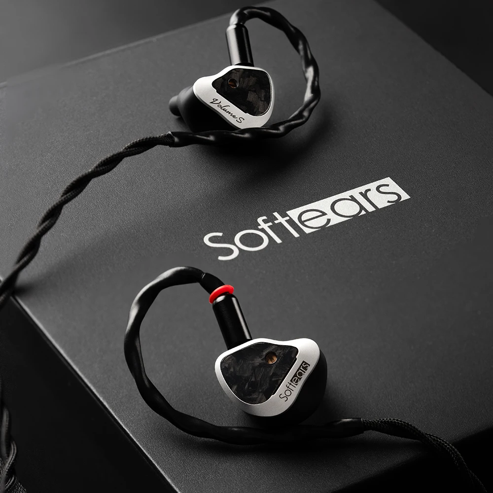 SoftEars-auriculares intrauditivos HIFI con volumen S, monitor IEMS 2DD 2BA, unidad híbrida, tapones para los oídos deportivos, tapones reemplazables
