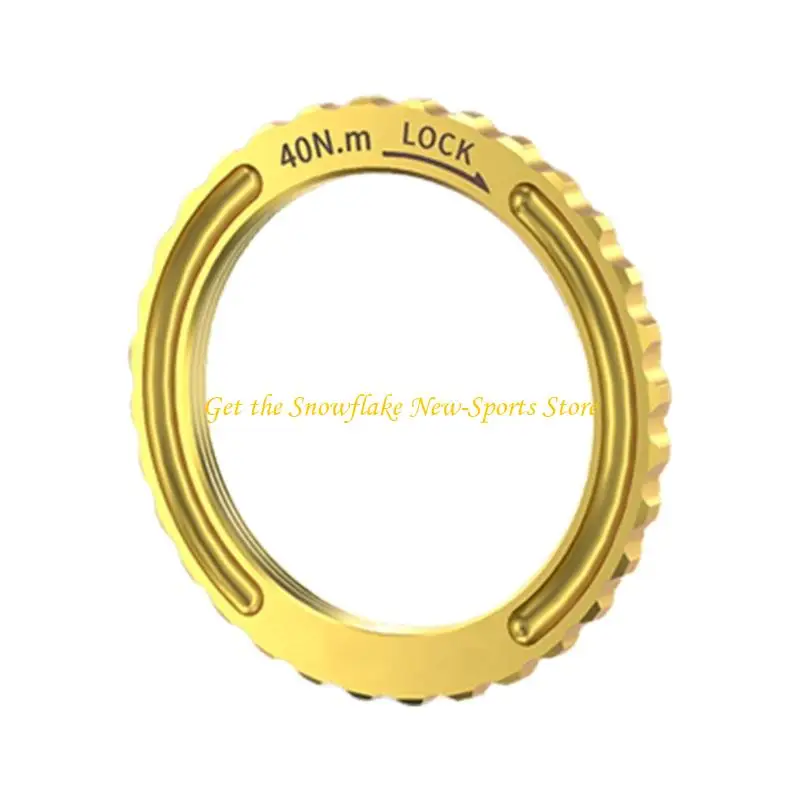 

E56D Road Bike Center Lock Cover Rings Metal Alloy Bicycles Disc Brake Rotor Centerlock Cap Adapter Cycling Accessories
