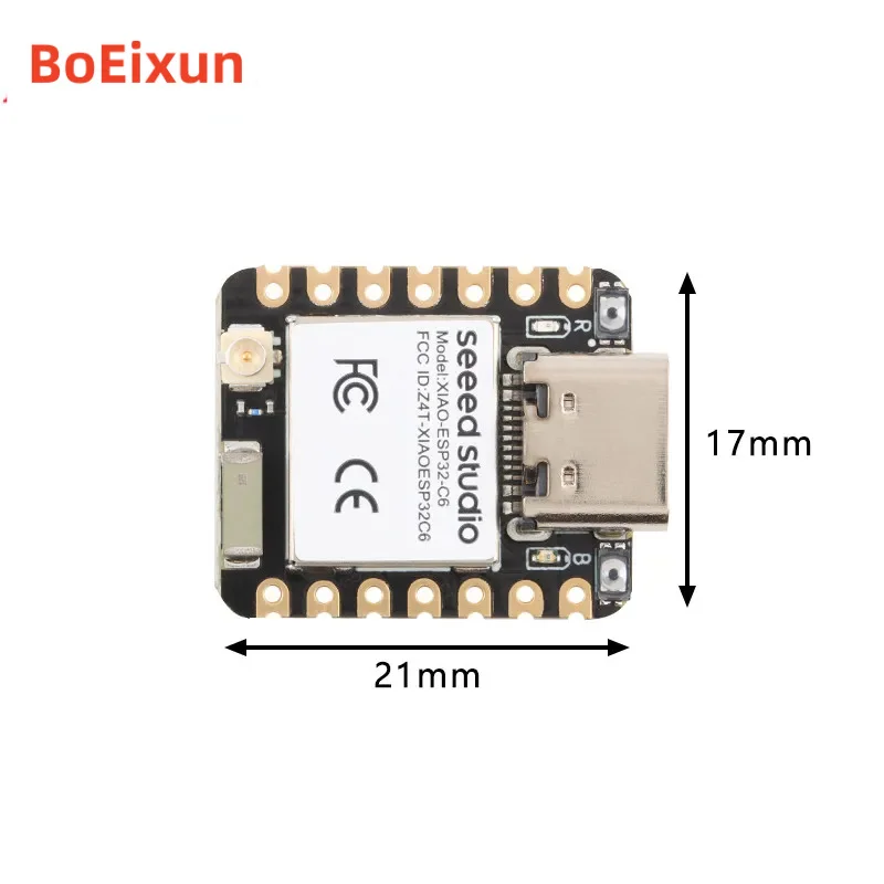5Pcs/1pc Seed Studio XIAO ESP32C6 WiFi 6+Bluetooth-compatible Ble 5 Support Zigbee Matter Development Board WIFI Wireless Module