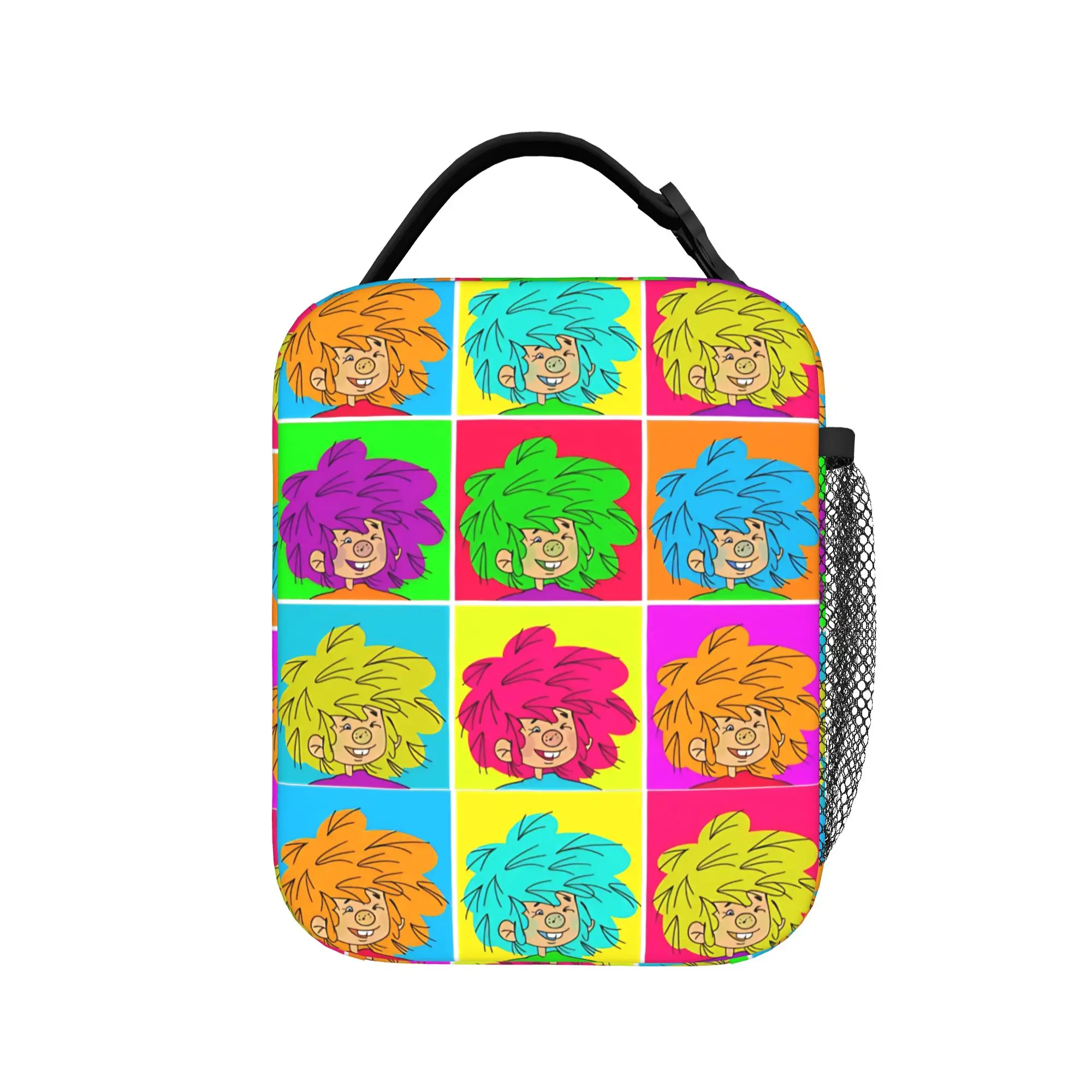 Warhol inspired iconic Pumuckl Insulated Lunch Bags Thermal Bag Reusable,Lunch Container  Lunch Box Tote Food Storage Bags Work