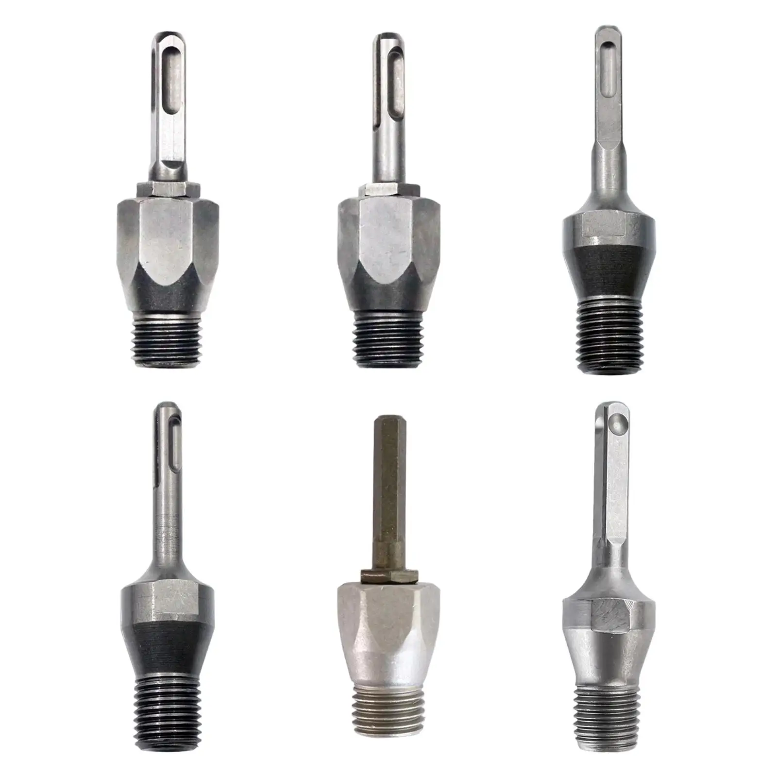 

Core Drill Adapter Diamond Core Bit Sturdy Stable Connection Spare Parts Steel Accuracy Converter Concrete Coring Drill