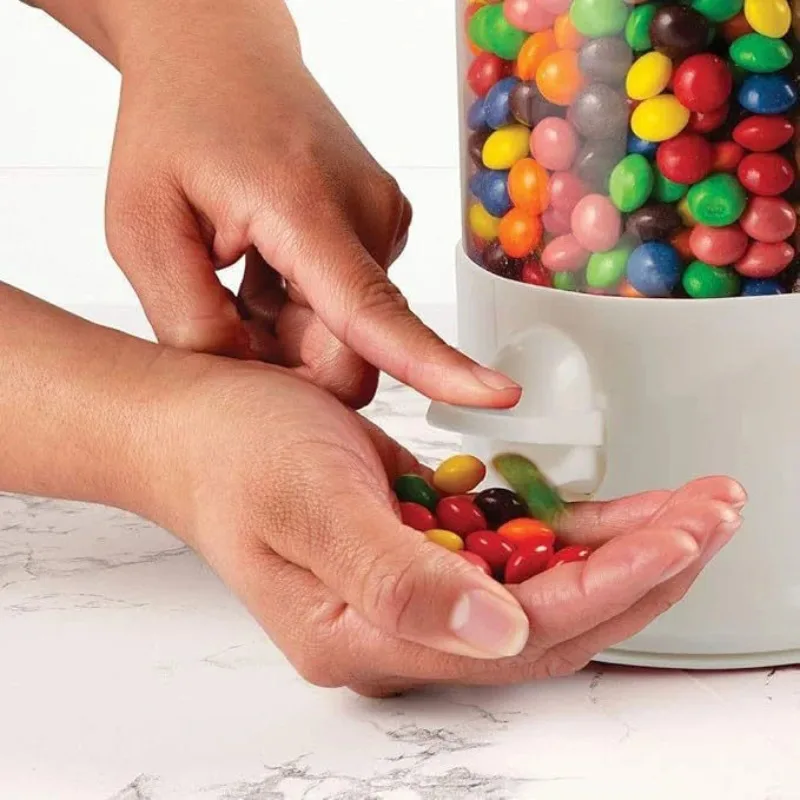 Triple Candy Nut Dispenser Machine Fun Candy Dispenser Pearl White New Design