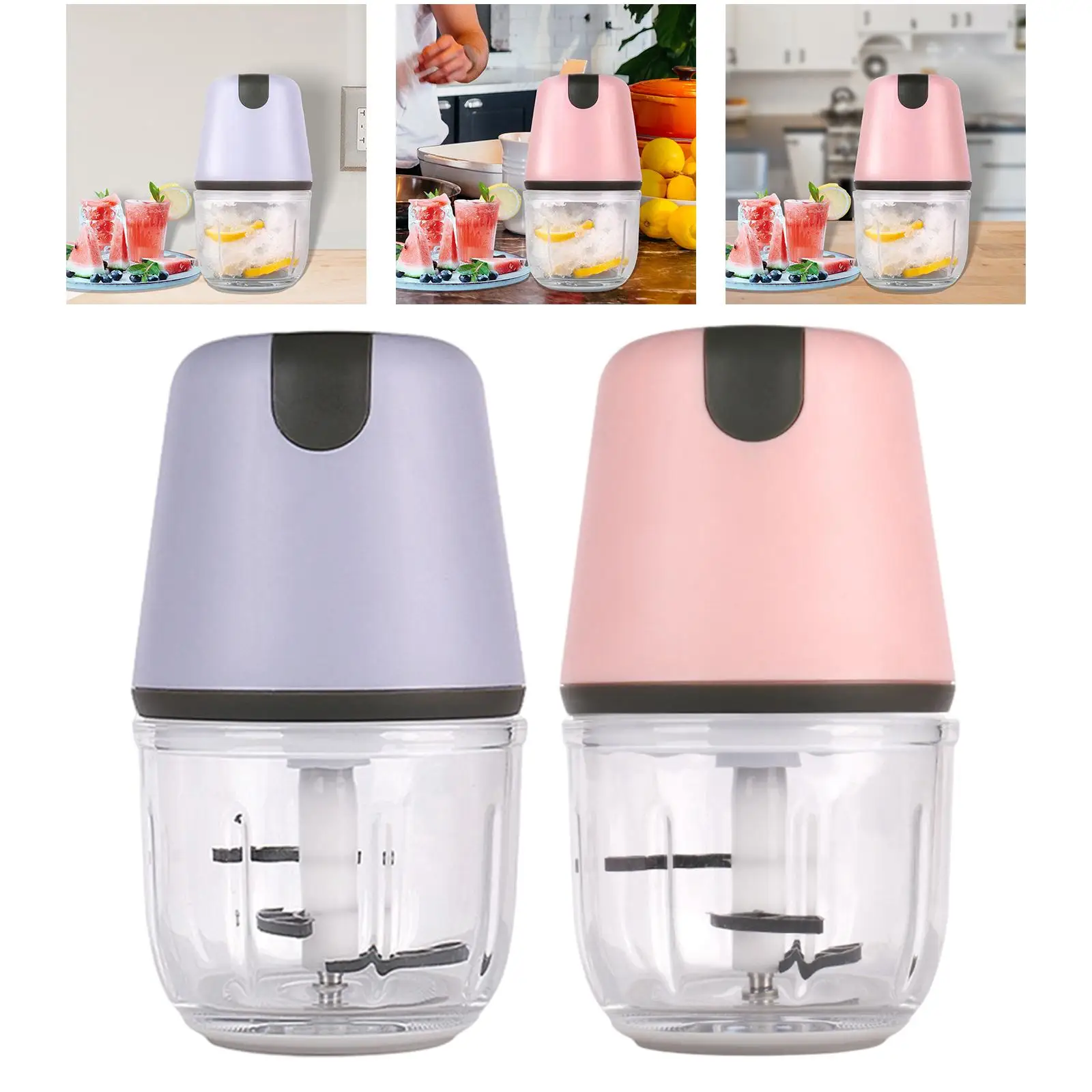 Mini tritaghiaccio elettrico, macchina per cono di neve, macchina per ghiaccio tritato da 300ml, macchina per frantumare il ghiaccio