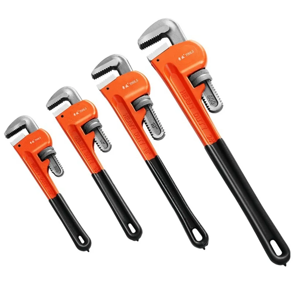 Universal Plumbing Alicate para Encanador, Ajustável Heavy Duty Pipe Wrench, Água Tubo Ferramentas Manuais, Novo