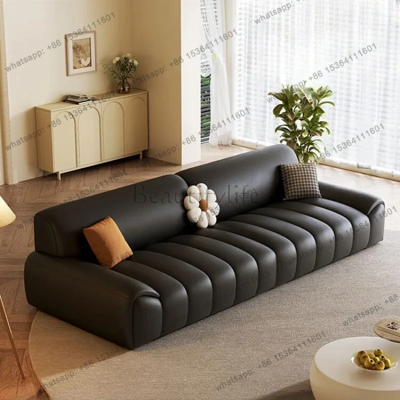 LJY Apartment Wood Living Room Sofas European Armrest Sleeper Recliner Living Room Sofas Replica Salon Patio Divano Trendy Furni
