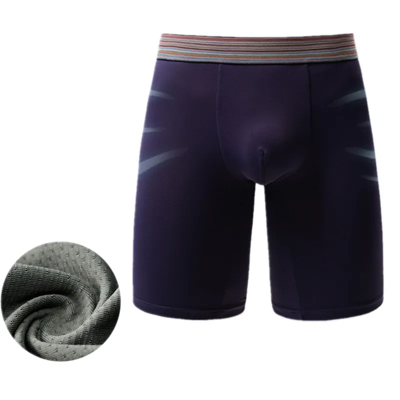 

Mens Boxer Shorts Homme Ropa Ice Silk Mesh Underwear Man U Convex Pouch Underpant Male Fast Dry Panites Cueca Large Size XL-6XL