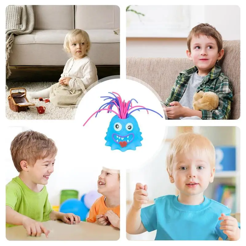 Kleinkind Pull String Aktivität Spielzeug sensorisches Spielzeug für Kleinkinder tragbar ein Spielzeug, das schreit, wenn Sie Ihre Haare für Neugeborene im Alter von 1-3 Jahren ziehen