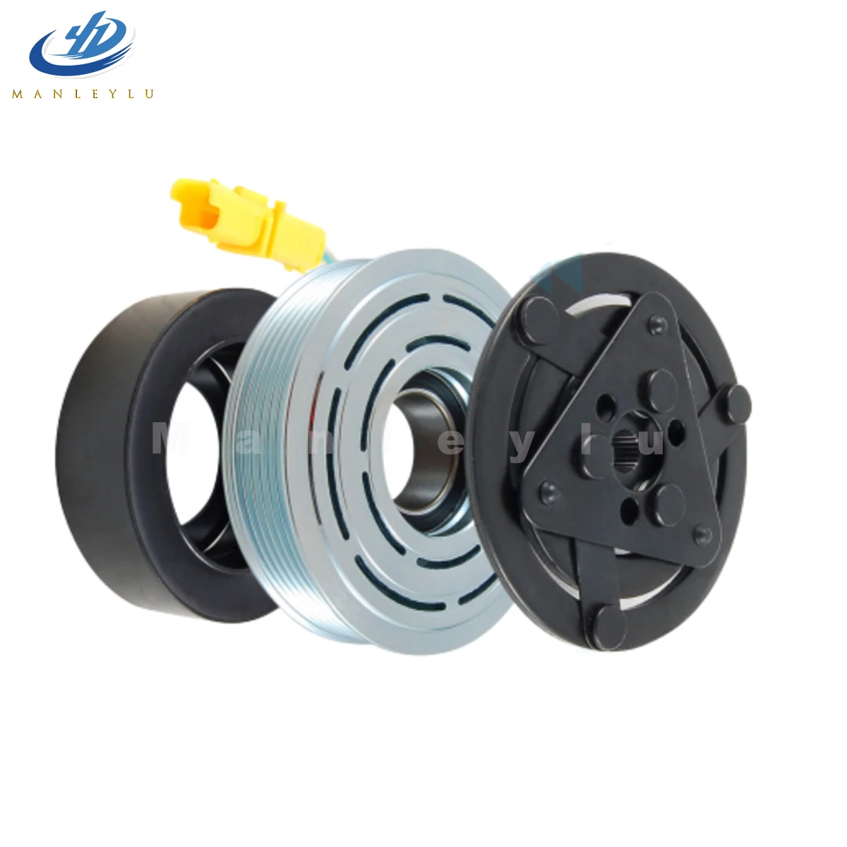 

AC A/C Compressor Clutch Pulley For CITROEN C2 C3 C5 PEUGEOT 206 307 406 607 807 2002- 6453JE 6453NT 648714 9639078280