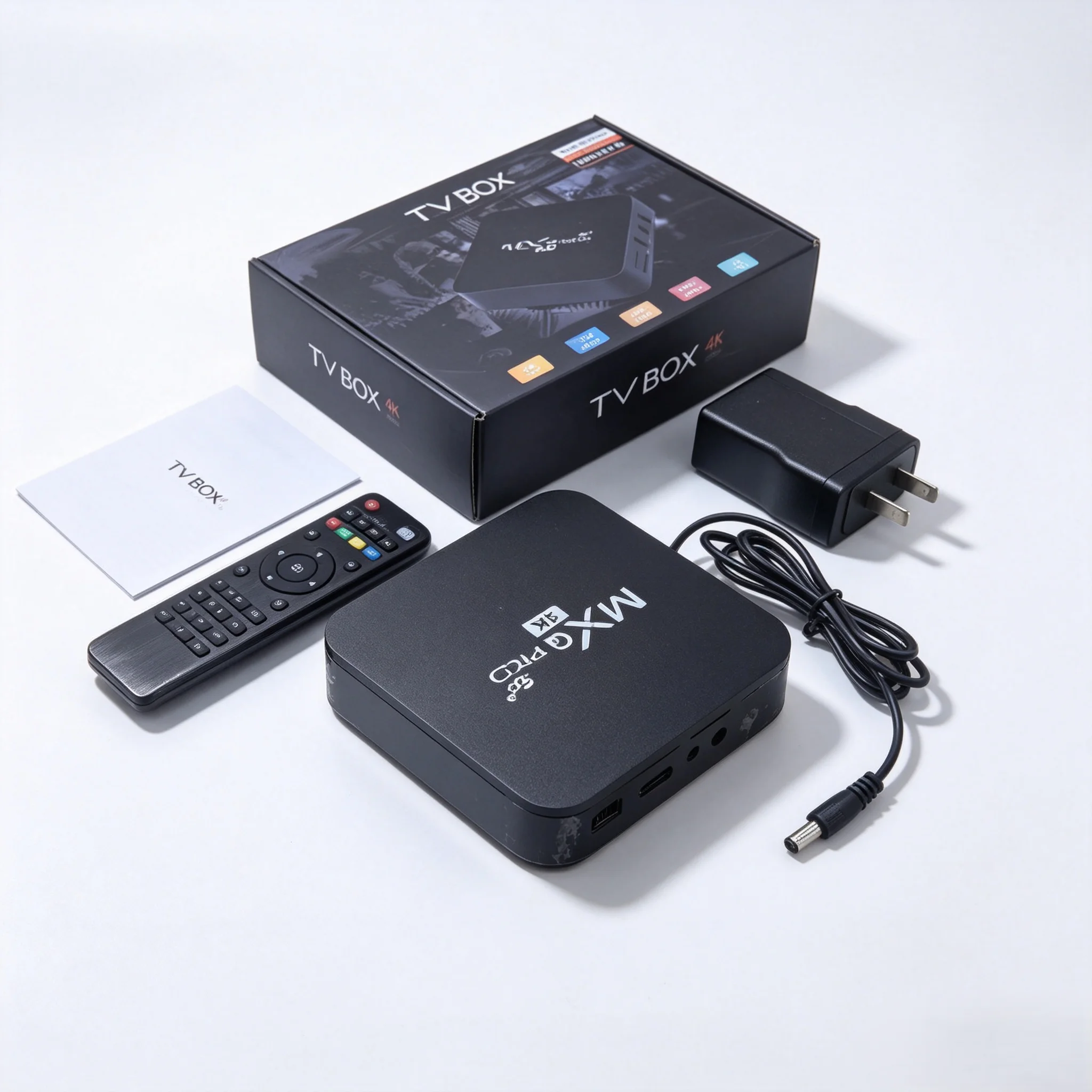 Home Cinema Media Player - Android 13 TV Box, MXQPRO 4K