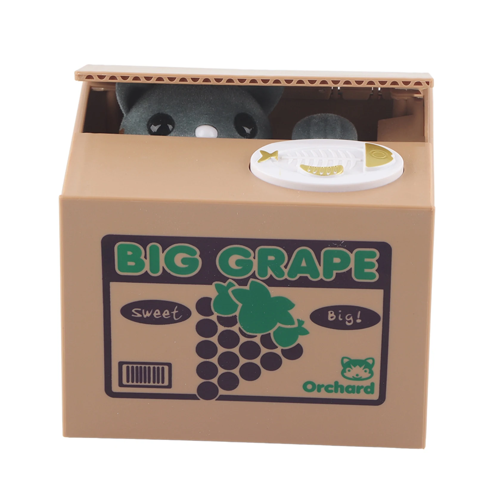 جميل القط التلقائي سرقة عملة القط سنتات صندوق توفير المال للأطفال 12*10.5*9.6 سنتيمتر