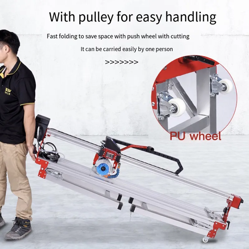 Wandeli shjin 1200mm water jet ceramic tile cutting machine electric desktop ceramic tile saw cutting machine stone cutting mach