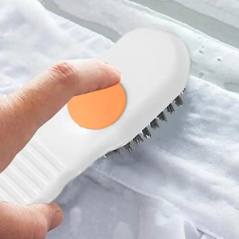 Scrub Brush With Soap Dispenser Household Cleaning Clothes Shoes Brush With Liquid Box Liquid Adding Multifunction Brush For