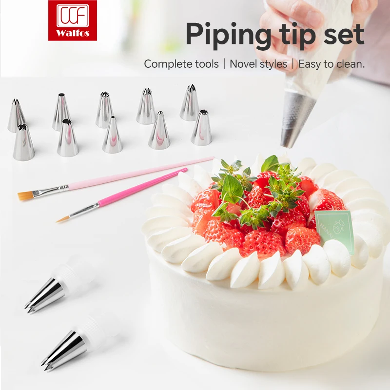 Cake piping bag piping tip pastry bag icing nozzle icing bag household DIY Dim sum supplementary decoration cheese baking tools