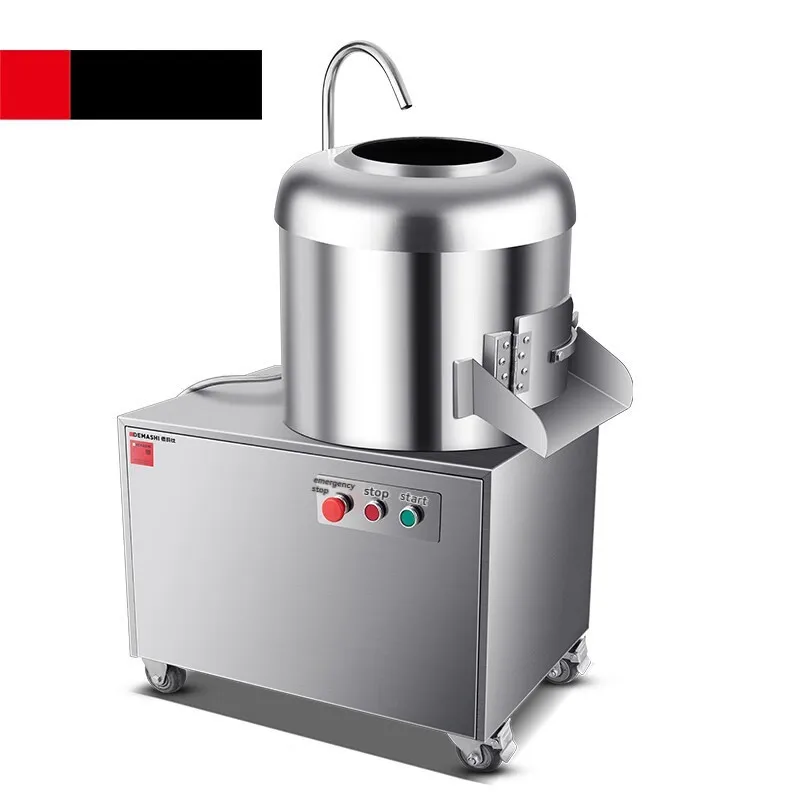 Fully automatic small stainless steel potato peeler, commercial potato grinder, sweet potato ginger peeler