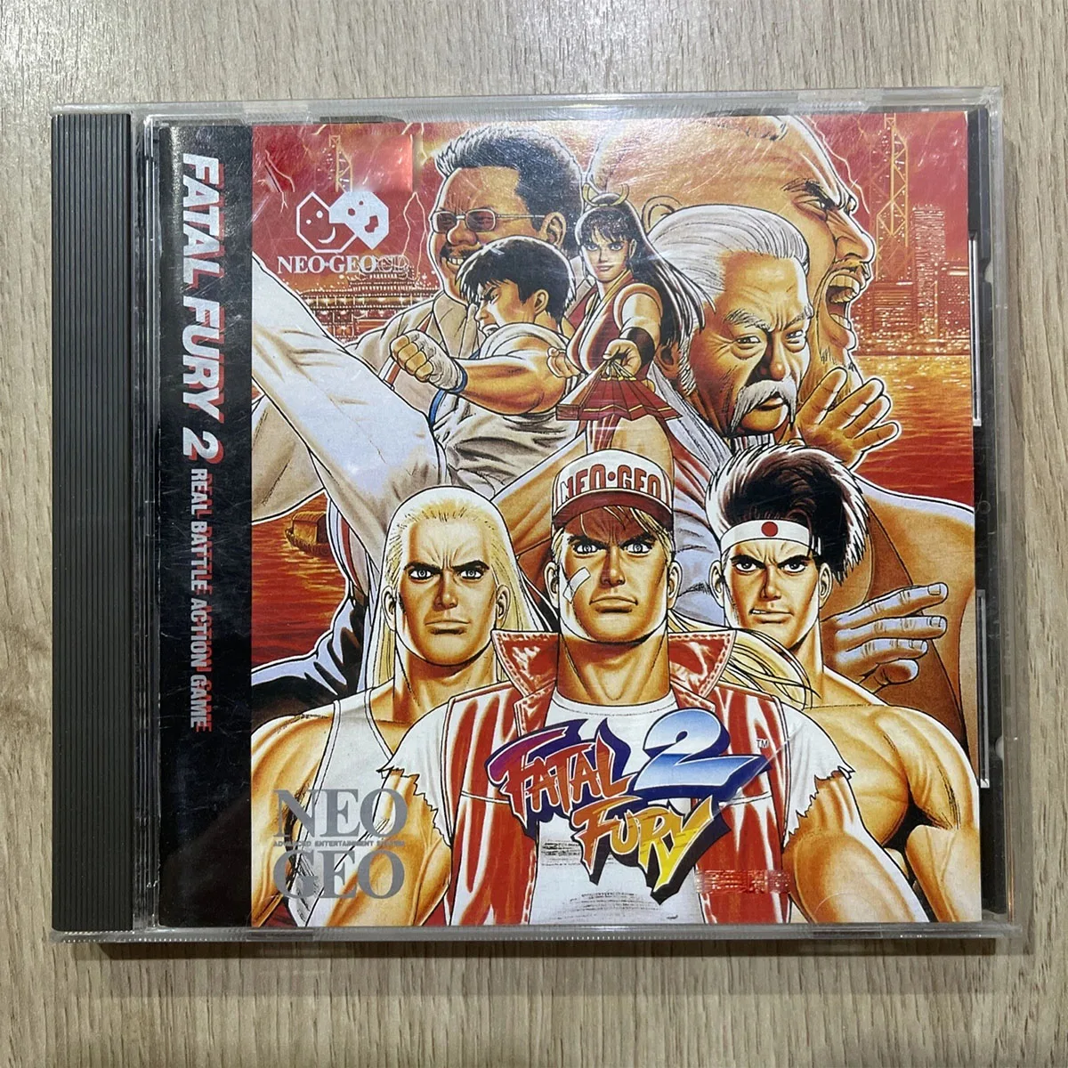 NGCD Copy Disc Game Fatal Fury 2 With Manual Unlock neogeo Console Game Optical Drive Retro Video Direct Reading Game part
