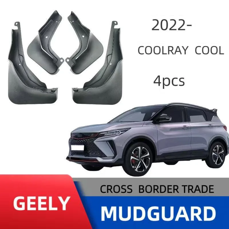 

Mudguards For Geely Coolray 2022-2025 Mud Flaps Mudflap Front Rear Fender Anti-splash Mudguards Guard Splash Car Accessories