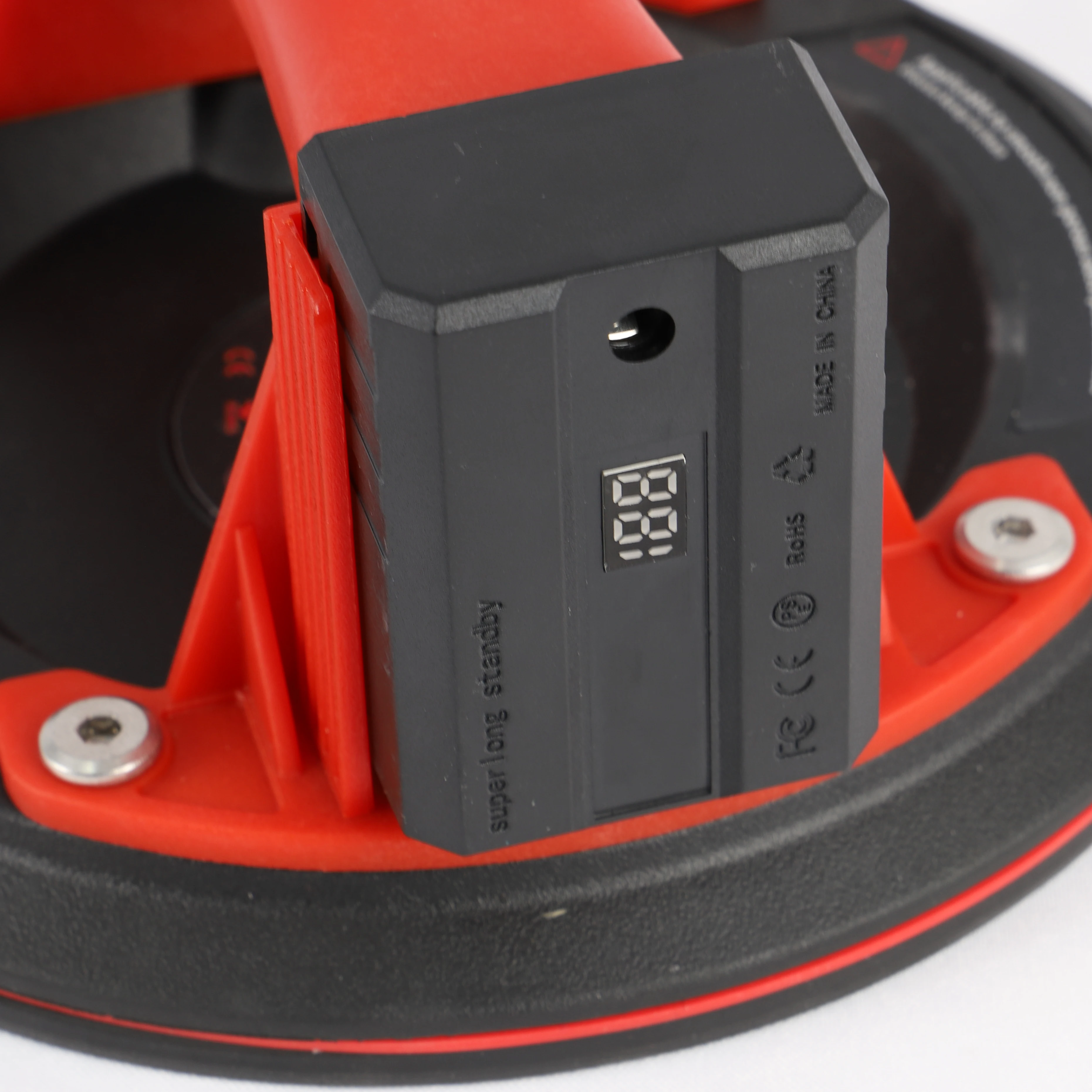 20258 بوصة الثقيلة أكواب شفاط المكنسة الكهربائية رافع للزجاج أدوات يدوية نوع-C شحن كوب شفط كهربائي لرفع الزجاج الكبير