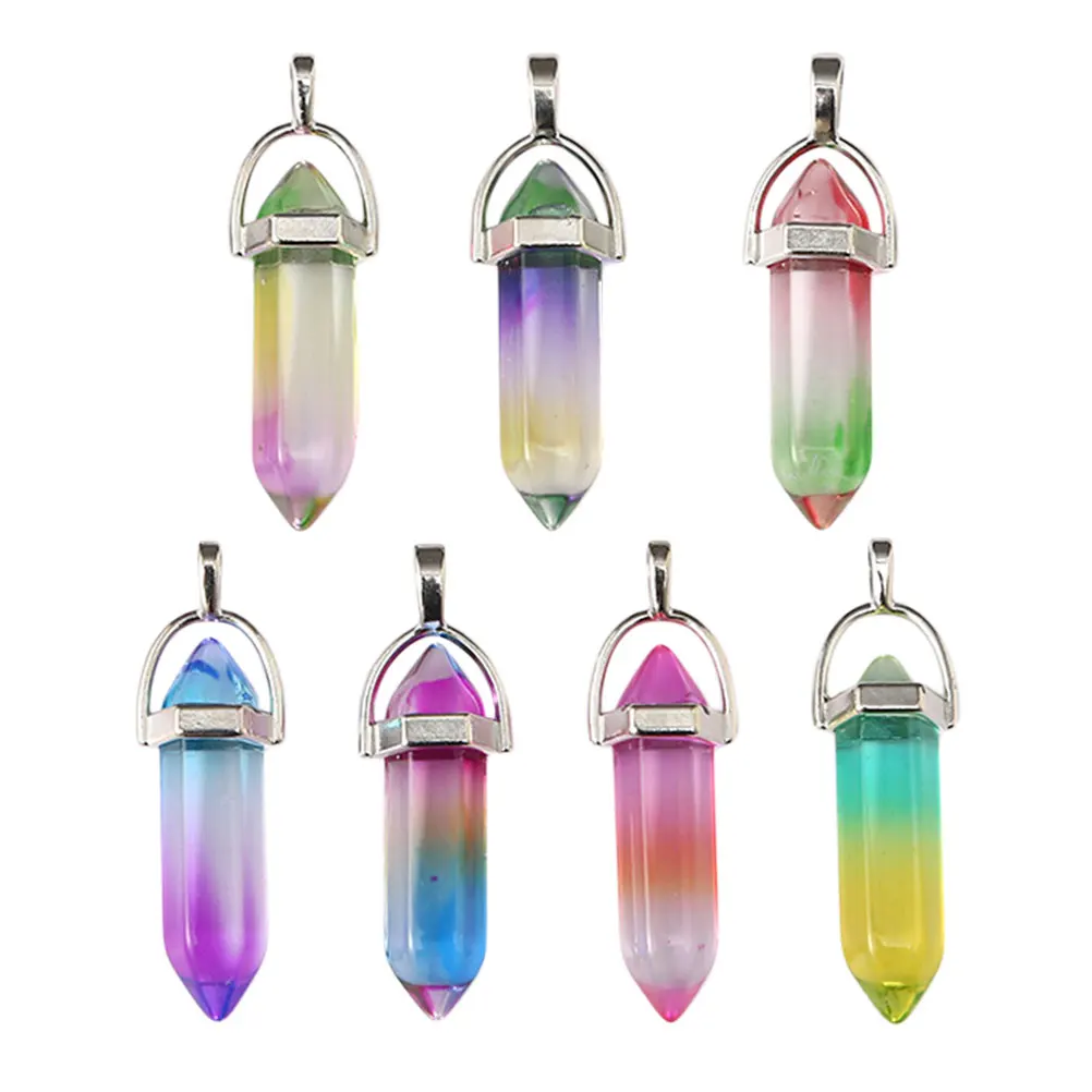 

7pcs Gradient Pendant DIY Jewelry Making Accessories Grandma Gifts Necklace Earring Bracelet Parts