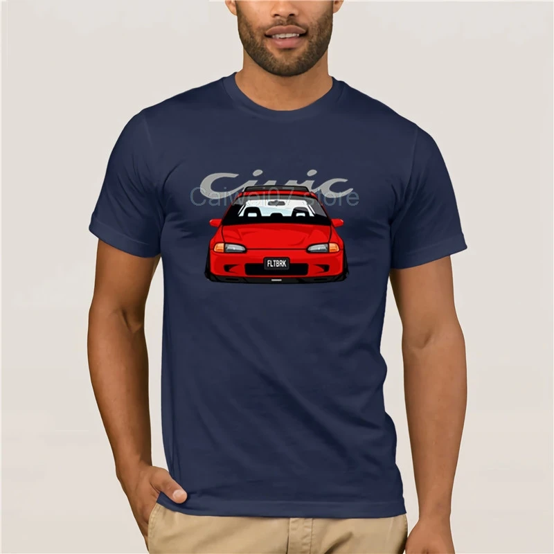 NEW T SHIRT CIVIC EG 1991 1995 FIFTH GENERATION CUSTOM cotton Base Shirt Mens High Quality.jpg