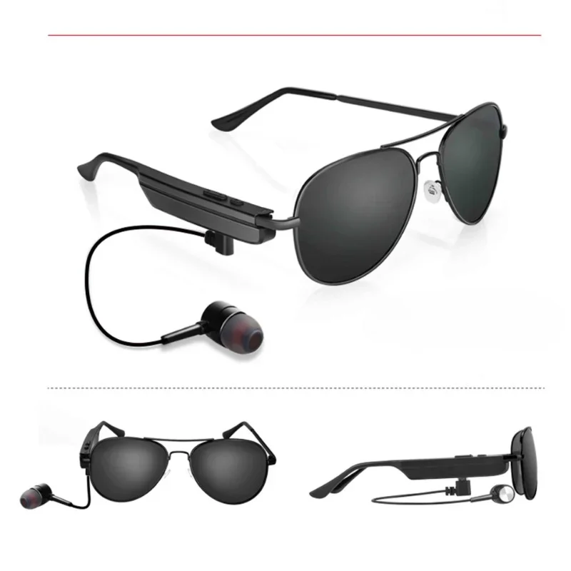 

Smart Glasses Metal Frame Sunglasses Bluetooth Earphones Smart Bluetooth Sunglasses Bluetooth 5.0