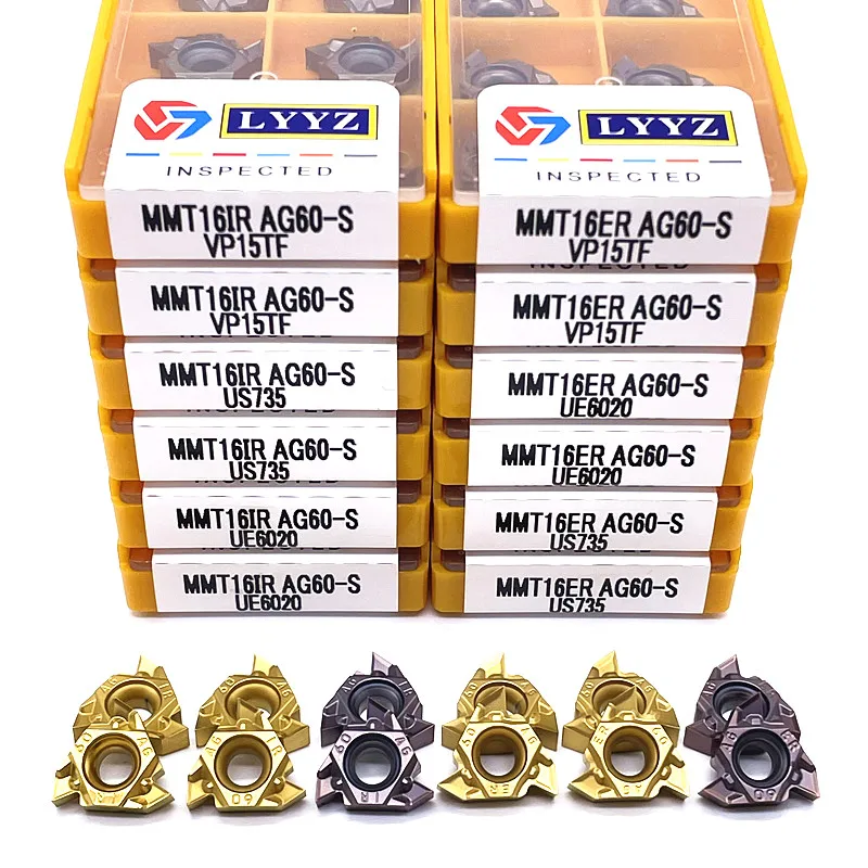 MMT16ER AG60-S MMT16IR AG60-S High quality threaded Carbide insert metal lathe tools turning tool