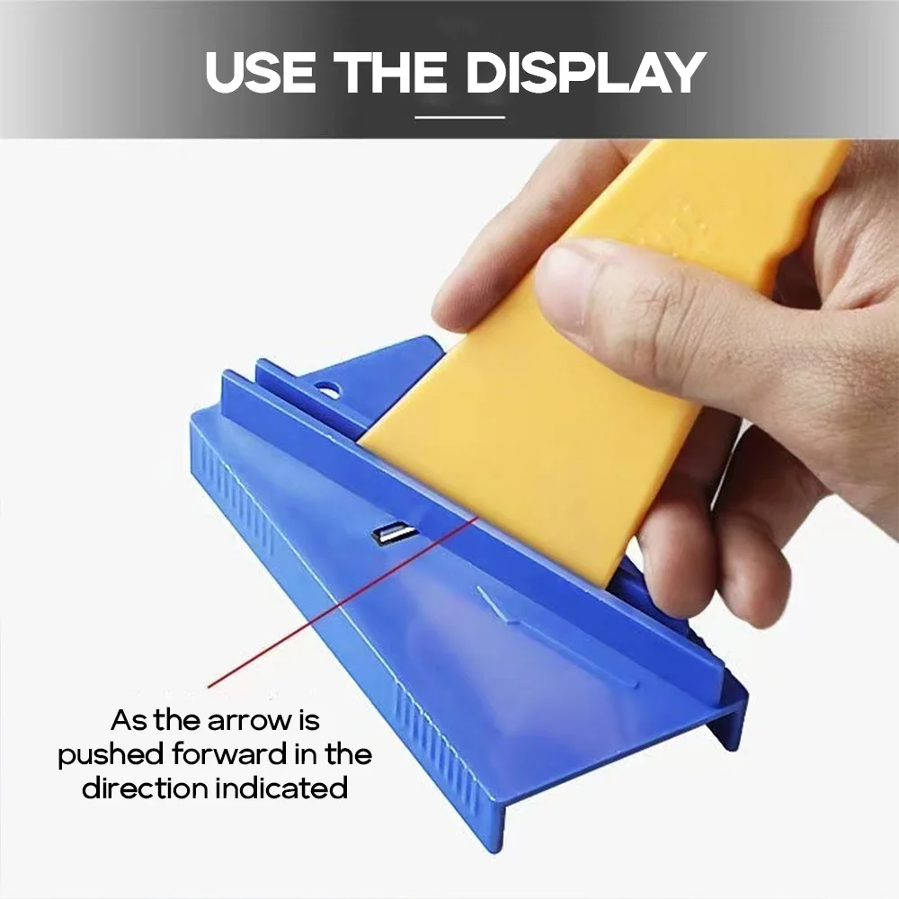 Car Wrap Plastic Squeegee Trimmer Hard Card Scraper Sharpening Tool Skiving Knife Cutter Window Tinting Tool Skiving Sharpener