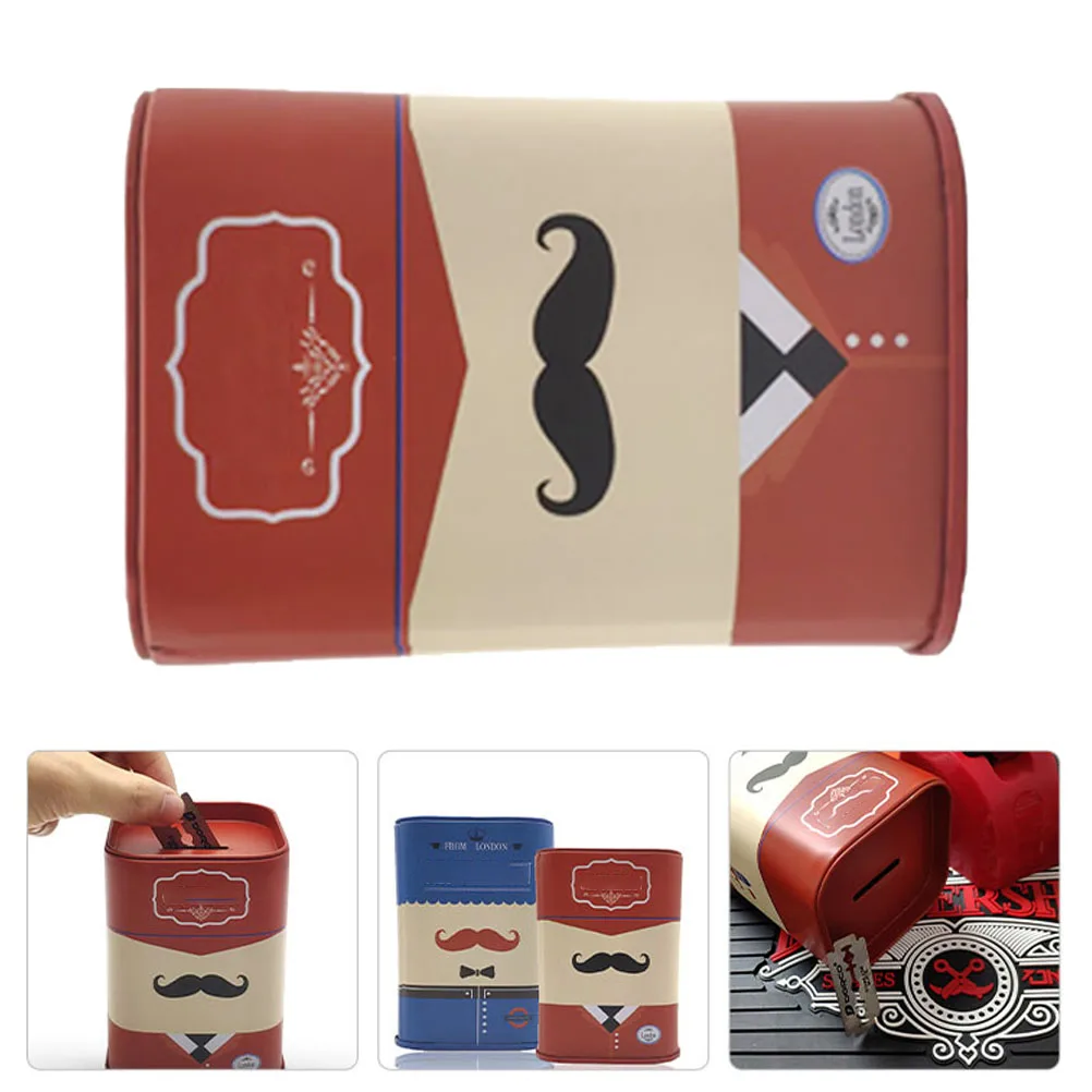 

Trash Bin Blade Storage Box Barber Container Red Dispenser Razor Safety Case Man