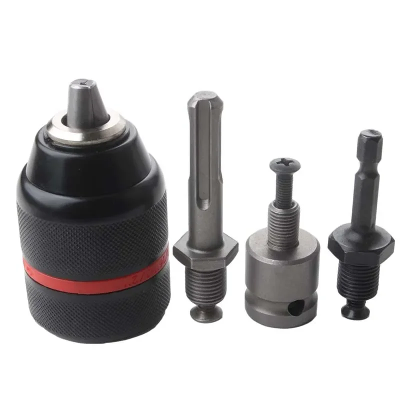 1/2-20UNF 2-13mm Keyless Metal Drill Chuck Quick Change Adapter Class 3Jaw Design Quick-change For SDS-Plus/Hex/Electric Wrench