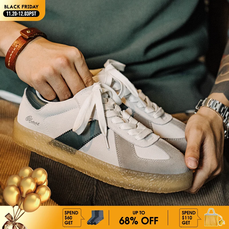 

Maden Men's Vintage Training Shoes 2023 Autumn Winter New Low Top Board Shoes Casual Men's Shoes Sports Thick Sole Shoes