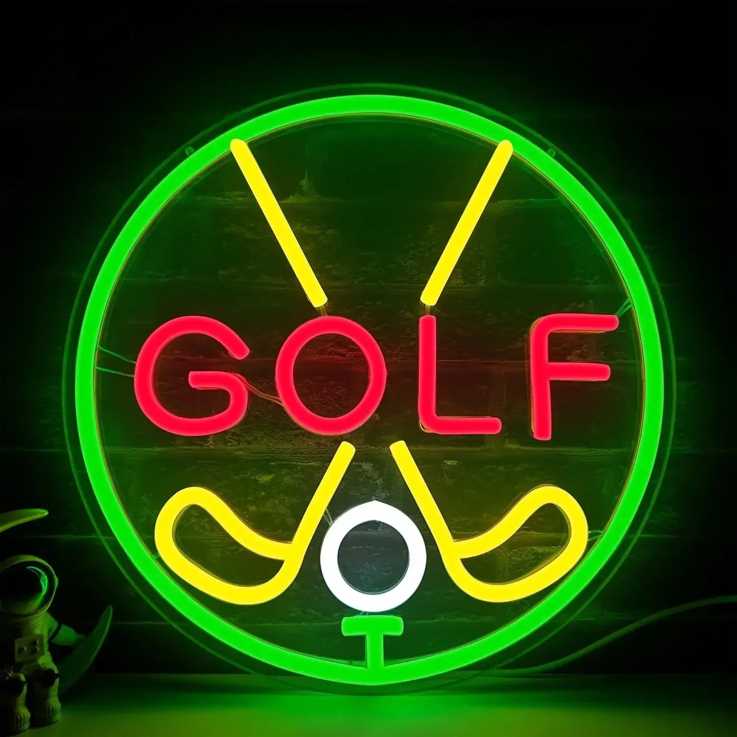 

Golf Neon Sign Wall Decoration LED Neon Light Sign USB Power Switch Suitable for Golf Club Wall Birthday Gifts Party Gifts